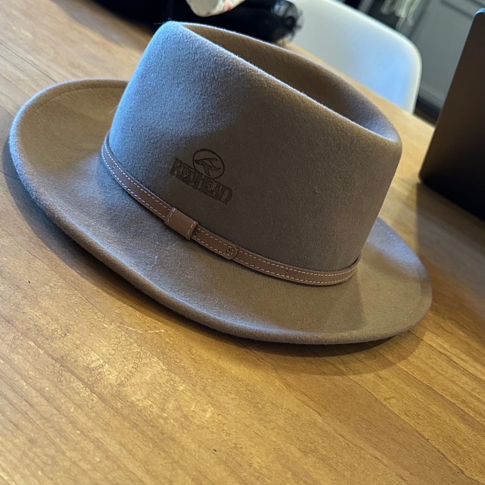 RedHead Tan Fedora Hat
